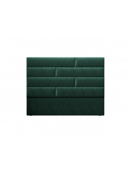 Tête De Lit En Velours, Couleur Vert Bouteille, Berlin, Marque Cosmopolitan Design