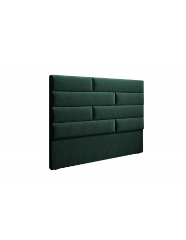 Tête De Lit En Velours, Couleur Vert Bouteille, Berlin, Marque Cosmopolitan Design