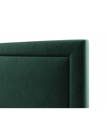 Tête De Lit En Velours, Couleur Vert Bouteille, Primevere, Marque Mazzini Sofas