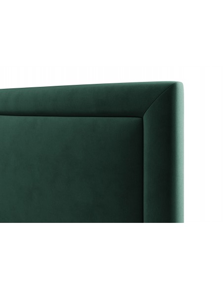 Tête De Lit En Velours, Couleur Vert Bouteille, Primevere, Marque Mazzini Sofas