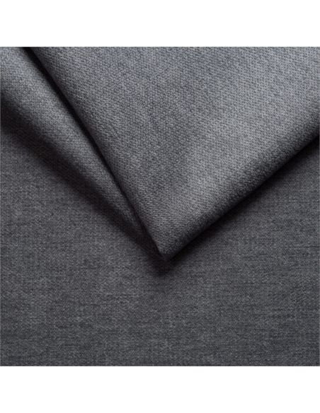 Tête de lit OBED aspect quadrillé en tissu gris Tête de lit OBED aspect quadrillé en tissu gris