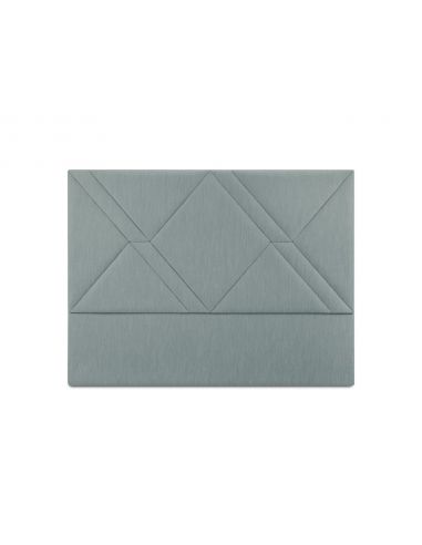 Tête De Lit en Tissu Structurel, Bleu, Seattle, Marque Cosmopolitan Design