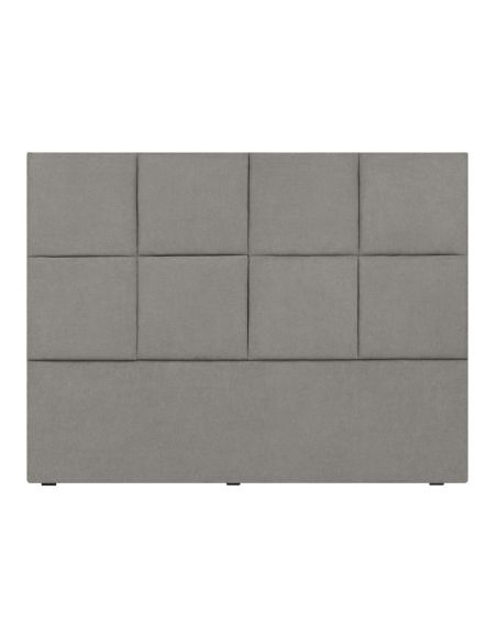 Tête De Lit en Tissu Structurel, Gris, Begonia, Marque Mazzini Sofas Tête De Lit en Tissu Structurel, Gris, Begonia, Marque Mazzini Sofas