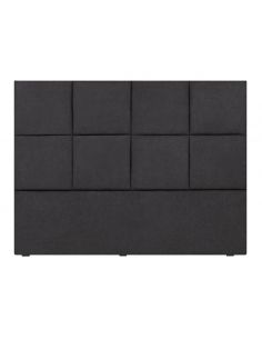 Tête De Lit en Tissu Structurel, Couleur Gris Foncé, Begonia, Marque Mazzini Sofas 2