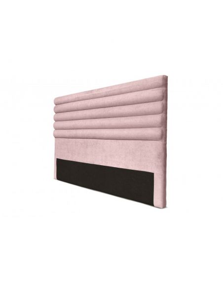 Tête de lit capitonnée en tissu OBED aspect bombé vert d'eau 160 x 120 cm Tête de lit capitonnée en tissu OBED aspect bombé vert d'eau 160 x 120 cm