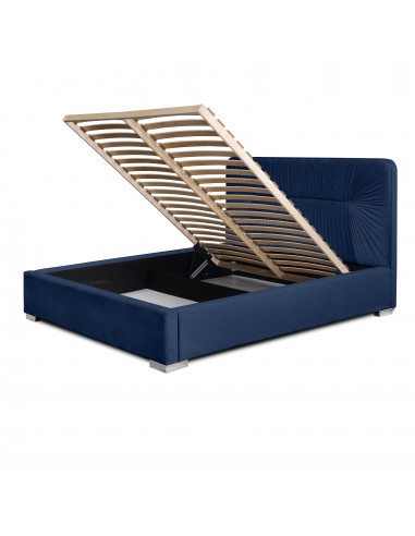 Tête de lit et Sommier ALICE BLEU