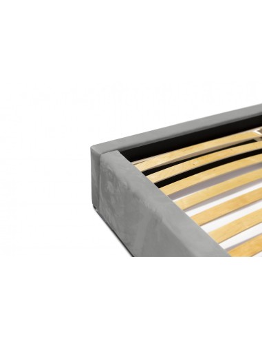 Tête de lit et Sommier ALICE GRIS CLAIR