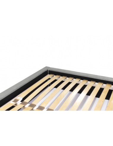 Tête de lit et Sommier ALICE GRIS CLAIR