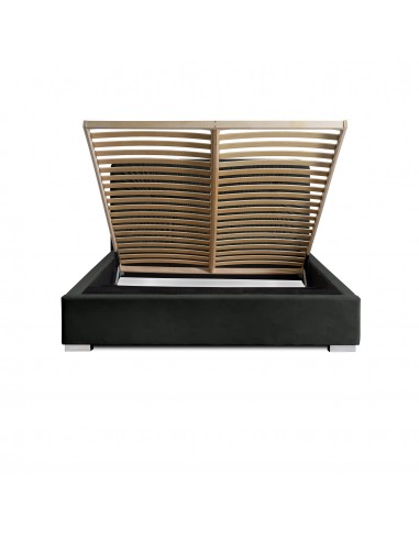 Tête de lit et Sommier ALICE ANTHRACITE