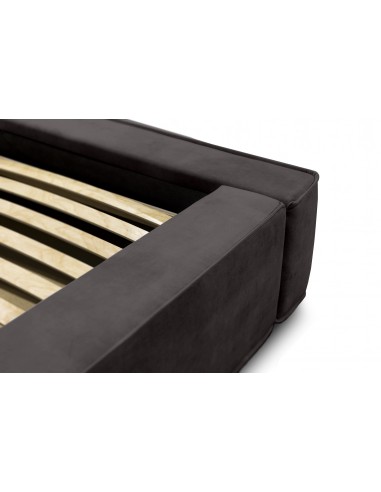 Tête de lit et Sommier ALMA ANTHRACITE