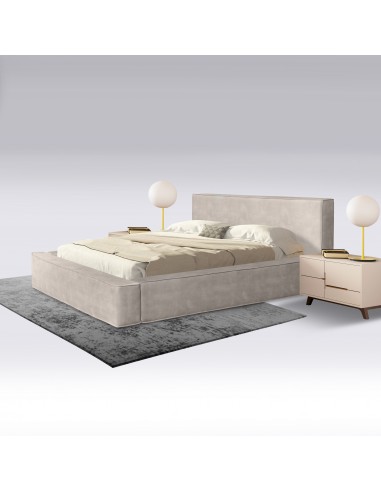 Tête de lit et Sommier ALMA SABLE