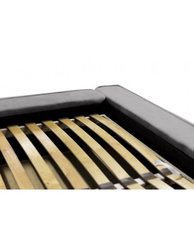 Tête de lit et Sommier ALMA GRIS ASH