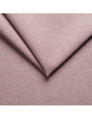 Tête de lit OBED aspect quadrillé en tissu Vieux rose