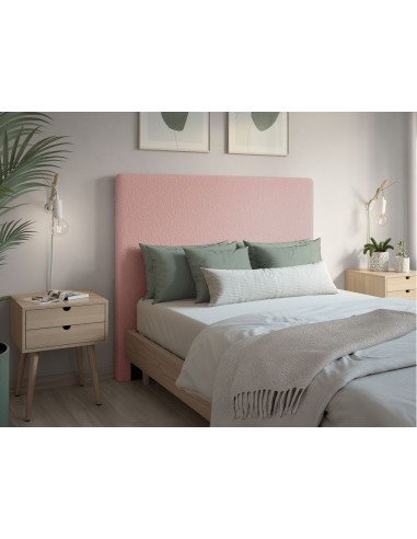 TETE DE LIT TISSU BOUCLETTES LAUREL ROSE