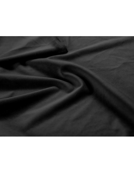 Tête De Lit En Velours, Couleur Noir, Lara, Marque Milo Casa