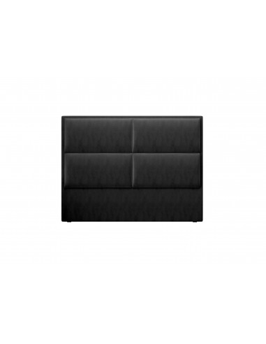 Tête De Lit En Velours, Couleur Noir, Lara, Marque Milo Casa