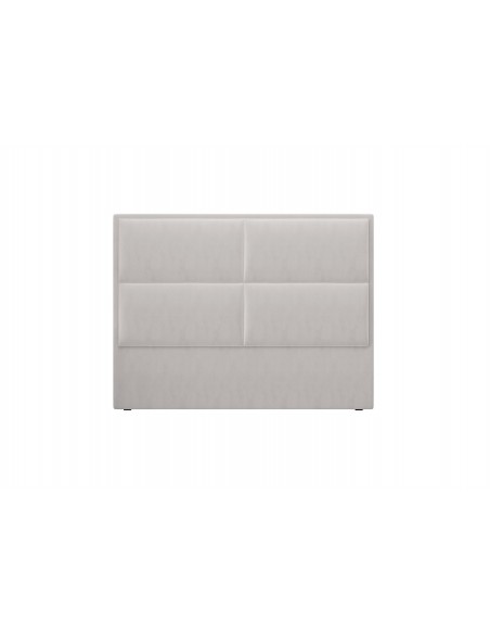 Tête De Lit En Velours, Couleur Beige, Lara, Marque Milo Casa Tête De Lit En Velours, Couleur Beige, Lara, Marque Milo Casa
