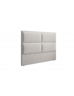 Tête De Lit En Velours, Couleur Beige, Lara, Marque Milo Casa
