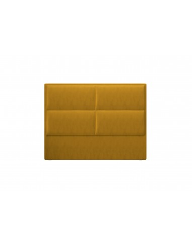 Tête De Lit En Velours, Couleur Jaune, Lara, Marque Milo Casa Tête De Lit En Velours, Couleur Jaune, Lara, Marque Milo Casa