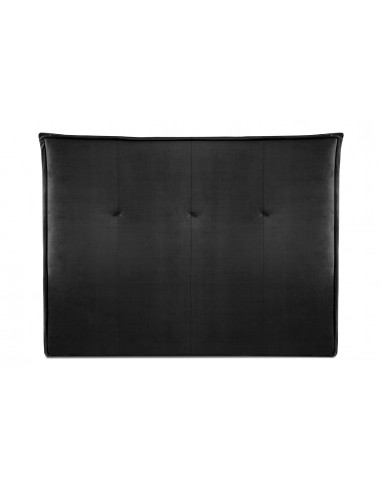 Tête De Lit En Velours, Couleur Noir, Monica, Marque Milo Casa Tête De Lit En Velours, Couleur Noir, Monica, Marque Milo Casa
