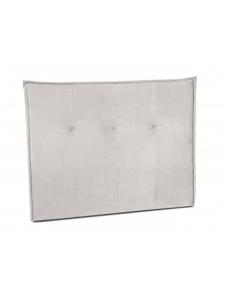 Tête De Lit En Velours, Couleur Beige, Monica, Marque Milo Casa Tête De Lit En Velours, Couleur Beige, Monica, Marque Milo Casa