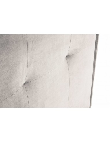 Tête De Lit En Velours, Couleur Beige, Monica, Marque Milo Casa