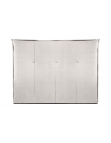 Tête De Lit En Velours, Couleur Beige, Monica, Marque Milo Casa