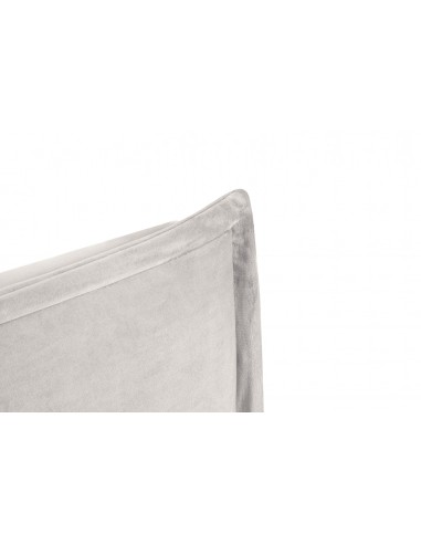 Tête De Lit En Velours, Couleur Beige, Monica, Marque Milo Casa