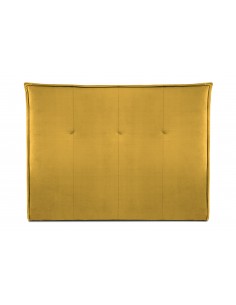 Tête De Lit En Velours, Couleur Jaune, Monica, Marque Milo Casa 2