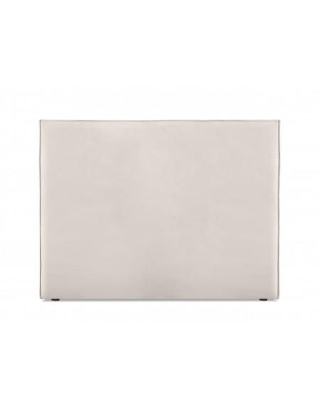 Tête De Lit En Velours, Couleur Beige, Natalia, Marque Milo Casa