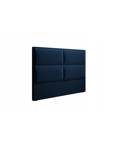 Tête De Lit En Velours, Couleur Bleu Roi, Lara, Marque Milo Casa