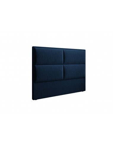 Tête De Lit En Velours, Couleur Bleu Roi, Lara, Marque Milo Casa