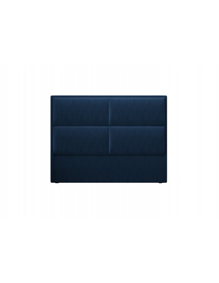 Tête De Lit En Velours, Couleur Bleu Roi, Lara, Marque Milo Casa