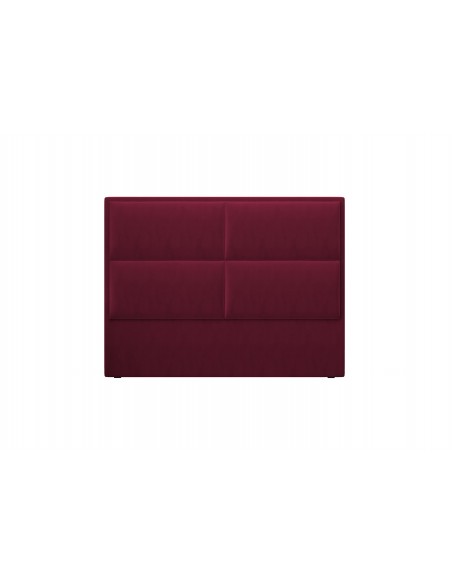 Tête De Lit En Velours, Couleur Bordeaux, Lara, Marque Milo Casa Tête De Lit En Velours, Couleur Bordeaux, Lara, Marque Milo Casa