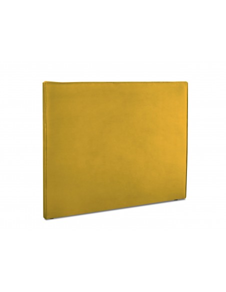 Tête De Lit En Velours, Couleur Jaune, Natalia, Marque Milo Casa