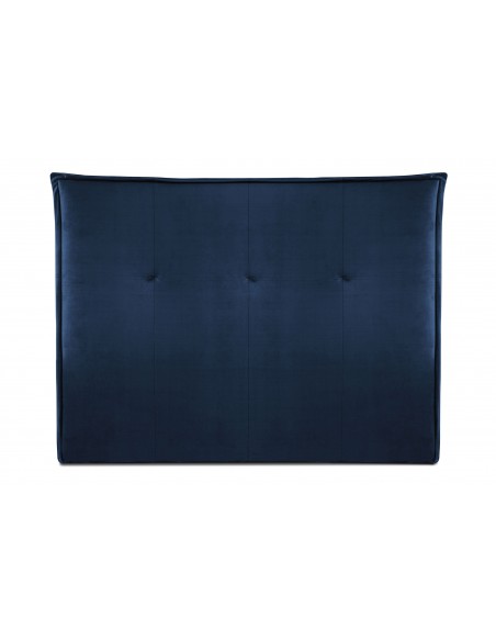 Tête De Lit En Velours, Couleur Bleu Roi, Monica, Marque Milo Casa