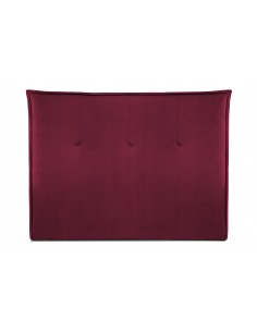 Tête De Lit En Velours, Couleur Bordeaux, Monica, Marque Milo Casa 2