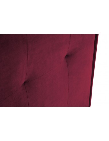 Tête De Lit En Velours, Couleur Bordeaux, Monica, Marque Milo Casa