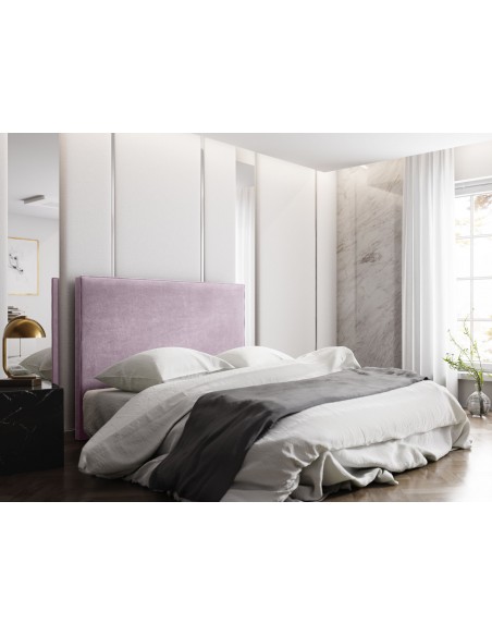 Tête De Lit En Velours, Couleur Lavande, Natalia, Marque Milo Casa