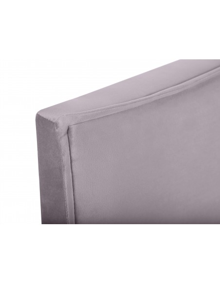 Tête De Lit En Velours, Couleur Lavande, Natalia, Marque Milo Casa
