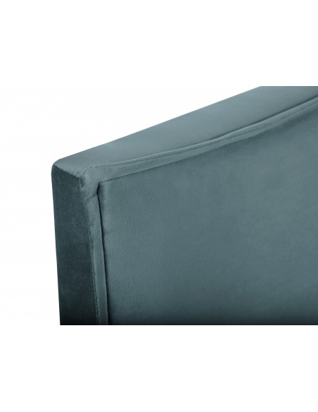 Tête De Lit En Velours, Couleur Pétrole, Natalia, Marque Milo Casa Tête De Lit En Velours, Couleur Pétrole, Natalia, Marque Milo Casa
