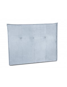 Tête De Lit En Velours, Couleur Bleu Clair, Monica, Marque Milo Casa 2