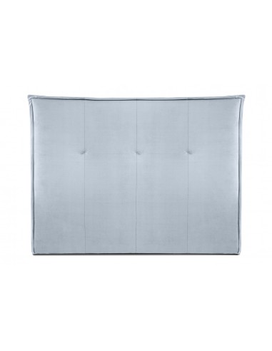 Tête De Lit En Velours, Couleur Bleu Clair, Monica, Marque Milo Casa