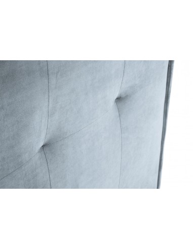 Tête De Lit En Velours, Couleur Bleu Clair, Monica, Marque Milo Casa