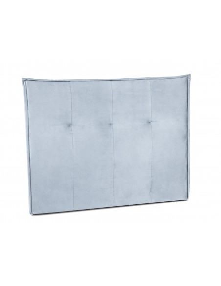 Tête De Lit En Velours, Couleur Bleu Clair, Monica, Marque Milo Casa