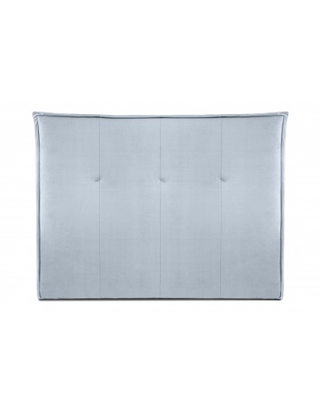 Tête De Lit En Velours, Couleur Bleu Clair, Monica, Marque Milo Casa