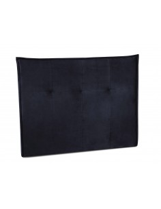 Tête De Lit En Velours, Couleur Bleu Foncé, Monica, Marque Milo Casa