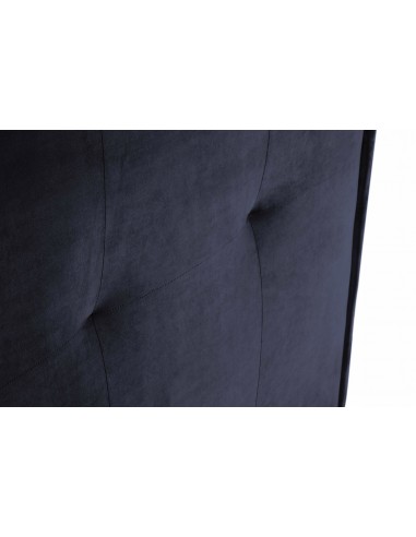 Tête De Lit En Velours, Couleur Bleu Foncé, Monica, Marque Milo Casa Tête De Lit En Velours, Couleur Bleu Foncé, Monica, Marque Milo Casa