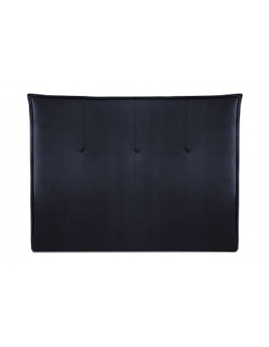 Tête De Lit En Velours, Couleur Bleu Foncé, Monica, Marque Milo Casa