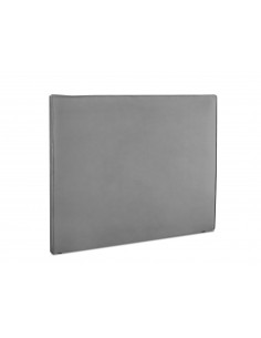 Tête De Lit En Velours, Couleur Gris Clair, Natalia, Marque Milo Casa